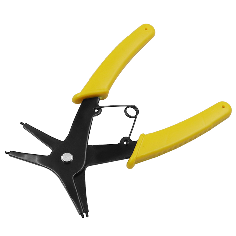 Snap Button Plier - 2 in 1 スナップリングプライヤー 4 ウェイタイプサークリッププライヤー多機能ハンドツール