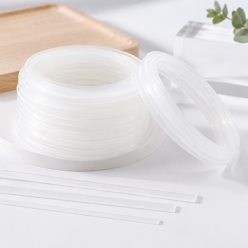 Textile Sewing Support - 20メートル 4-12mm 透明PPプラスチック コルセットボーン用ウェビング ブラサイドサポートテープ ウェディングドレス