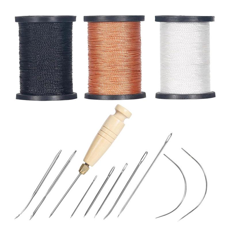 Leather Needle Heavy - 革ステッチキット,レザーソーイングツール,ミシン糸,針,ソファシート,ヘビーデューティー