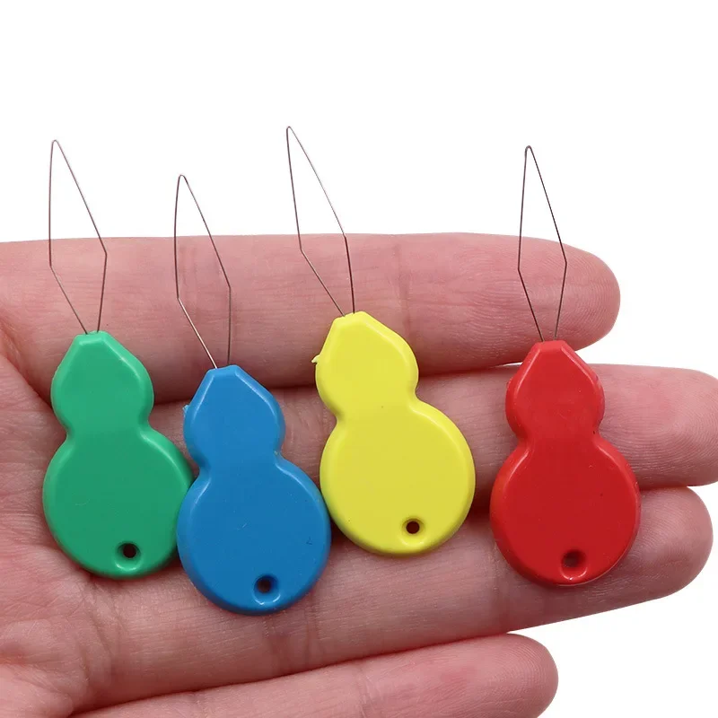 Needle Threader Tool - 12 個針糸通しステッチ挿入ツールミシン用プラスチックワイヤーループ針針仕事糸通し縫製ツール