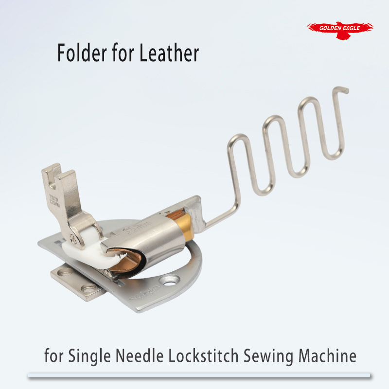 Leather Needle Heavy - ゴールデンイーグル KS184 レザー用フォルダー シングルフォールドヘビーデューティー押え金 バインダー 1針本縫いミシン部品用