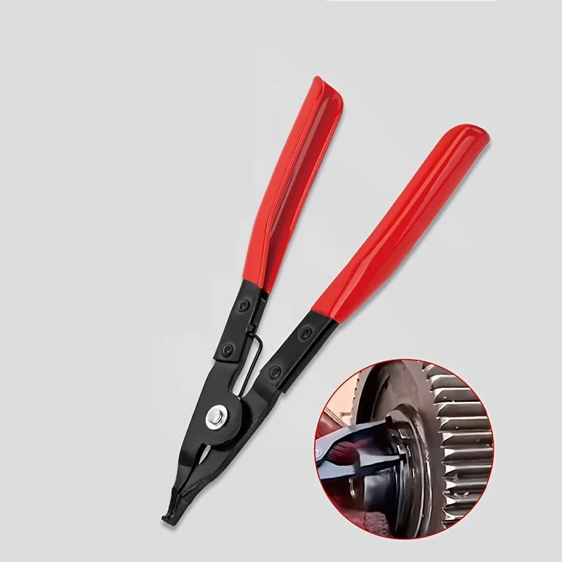 Snap Button Plier - プロ仕様のスナップリングプライヤー - 滑り止めの快適なグリップ、手動式のクリップ取り付けツール