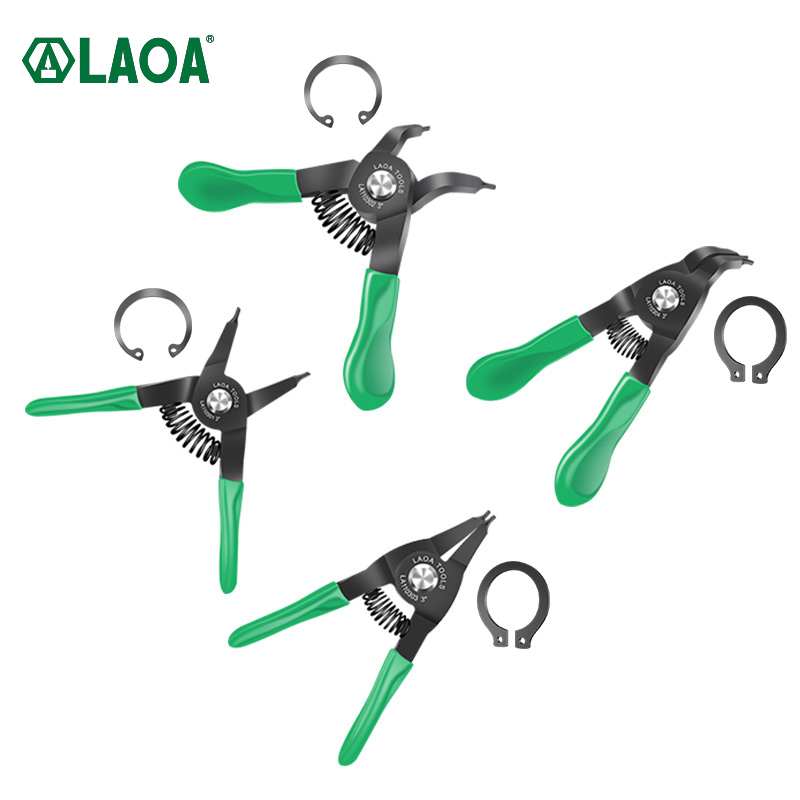 LAOA ミニサークリッププライヤー 3 インチ直角くちばし - Snap Button Plier のレビューと価格