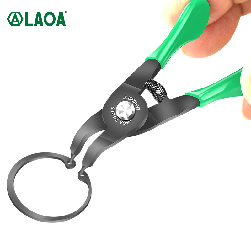LAOA ミニサークリッププライヤー 3 インチ直角くちばし - Snap Button Plier のレビューと価格