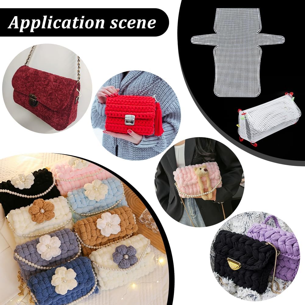1-4枚のプラスチックメッシュキャンバスシート、刺繍用、透明 - Sewing Net のレビューと価格