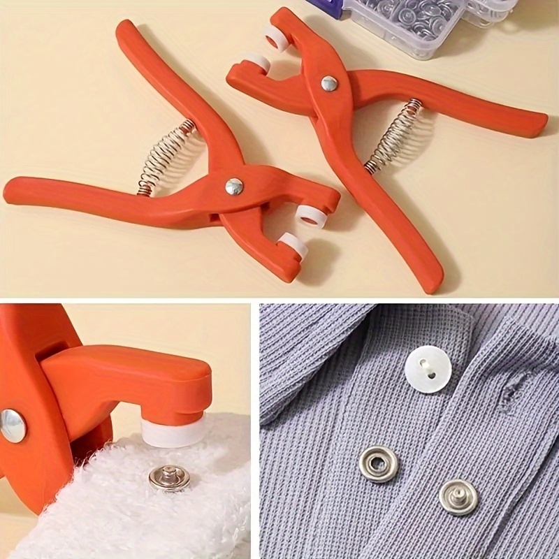 手動式スナップファスナープライヤー50個セット、縫製用、手作 - Snap Button Plier のレビューと価格