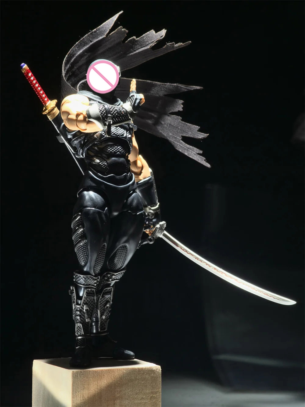 手作り 1/12 スケール日本の忍者ゲームキャラクターミニ黒 - Sewing By のレビューと価格