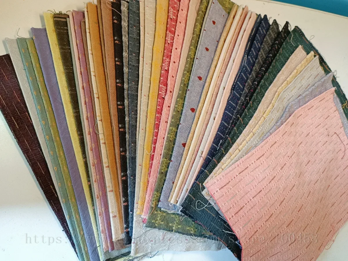 日本の糸で染めた縫製生地,手工芸品のパッチワーク,キルティン - Sewing Tweed Fabric のレビューと価格