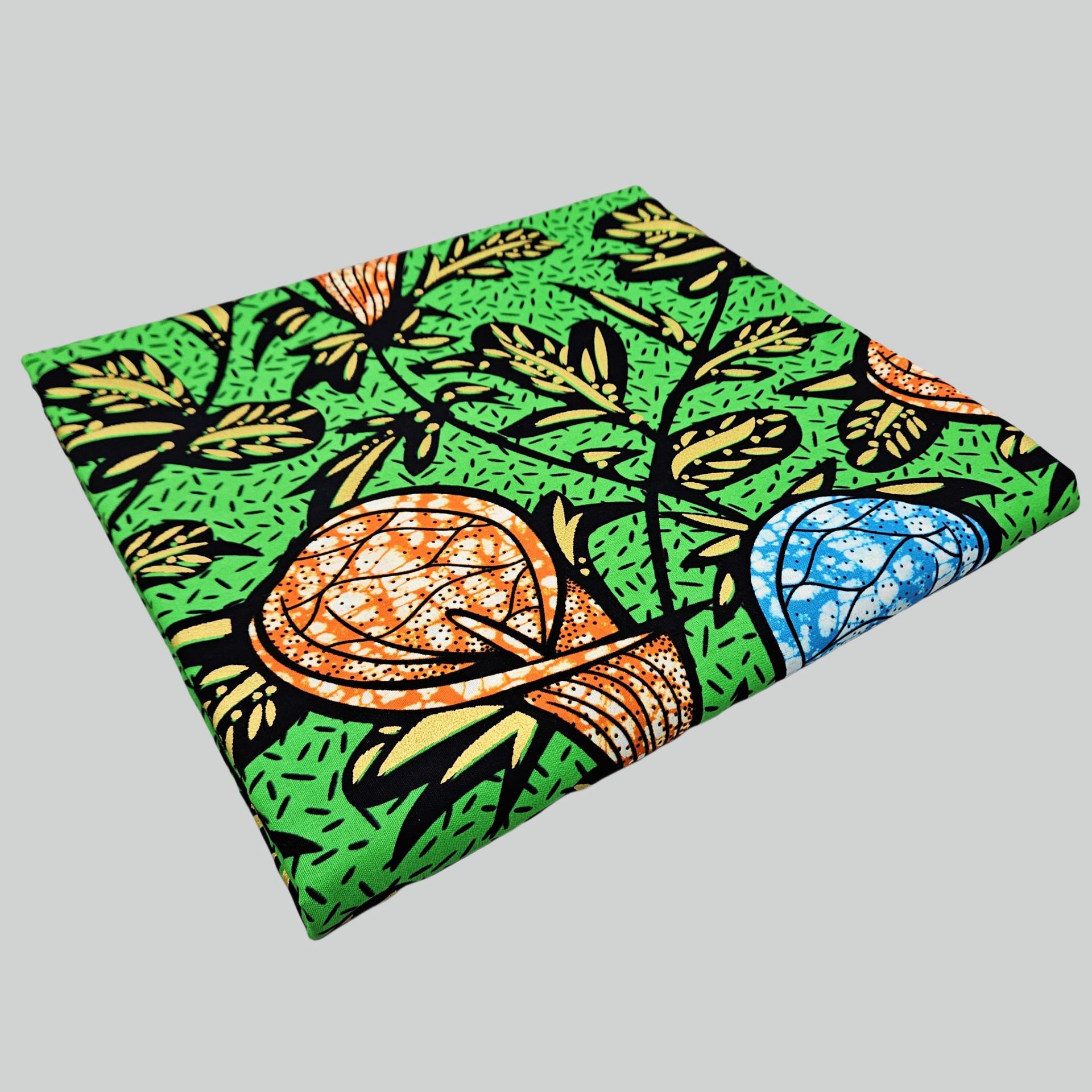 幅46インチ、長さ6ヤードのアフリカンワックスプリント生地、 - Sewing Batik Fabric のレビューと価格