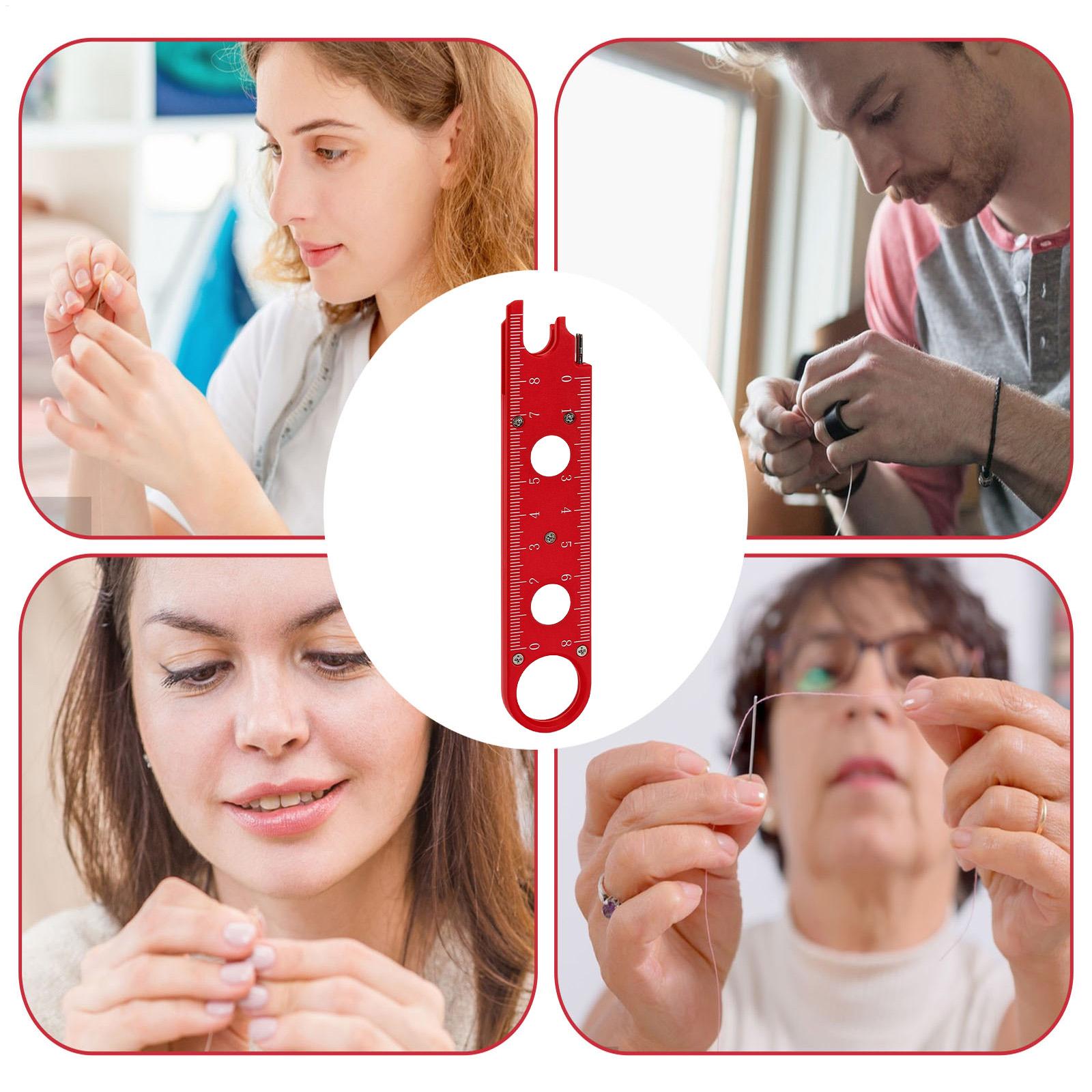 ミシン用針糸通し器 クイック人間工学的グリップ糸通しガジェッ - Needle Threader Tool のレビューと価格