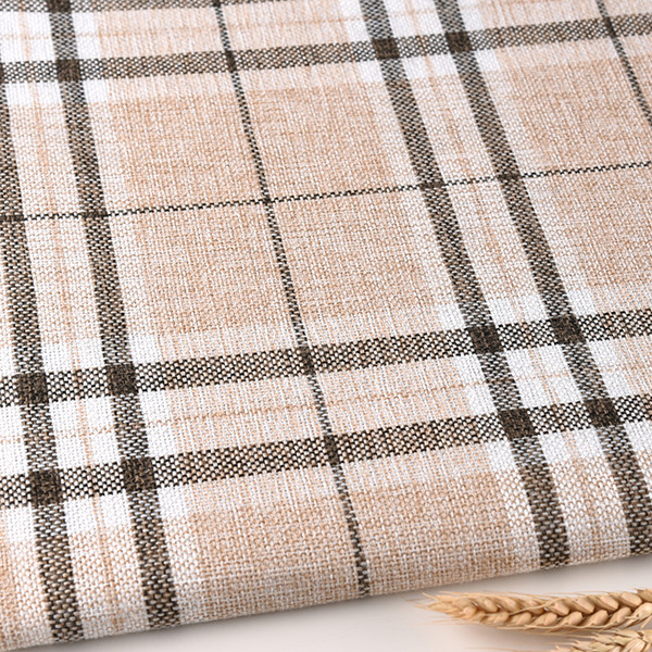 ポリエステルリネンとコットンのチェック柄生地,幅148 cm - Sewing Tweed Fabric のレビューと価格