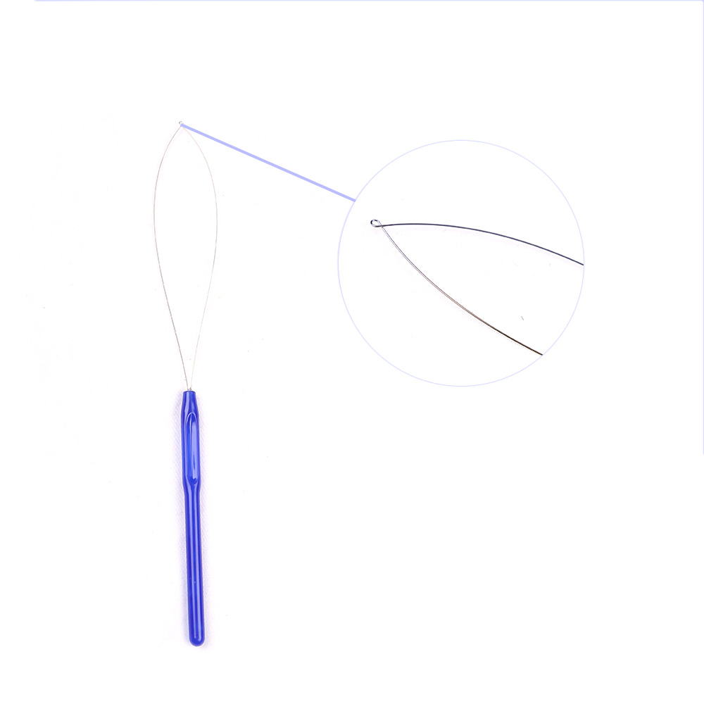 5 個のヘアエクステンションループニードルスレッダー引っ張り - Needle Threader Tool のレビューと価格