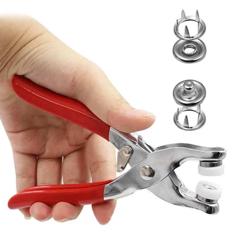 5ピンボタン取り付けプライヤー、金属スナップボタン、衣服縫製 - Snap Button Plier のレビューと価格