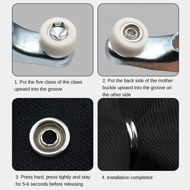 5ピンボタン取り付けプライヤー、金属スナップボタン、衣服縫製 - Snap Button Plier のレビューと価格