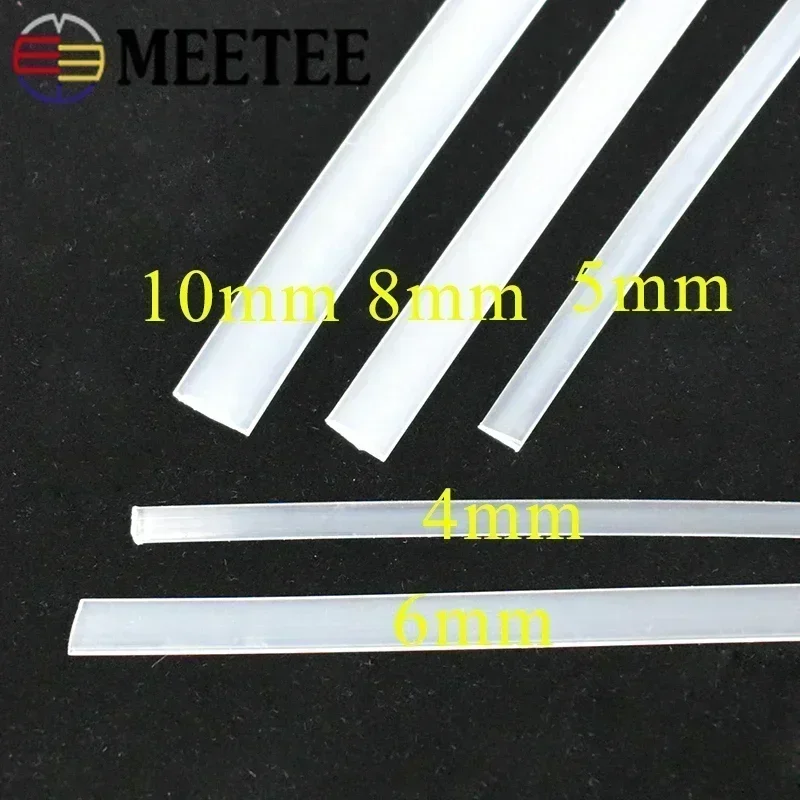 5 メートル Meetee クリアプラスチックコルセットリボ - Textile Sewing Support のレビューと価格