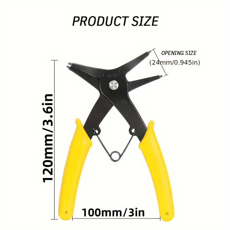 2-in-1両用スナップリングプライヤー、自動車およびエンジ - Snap Button Plier のレビューと価格