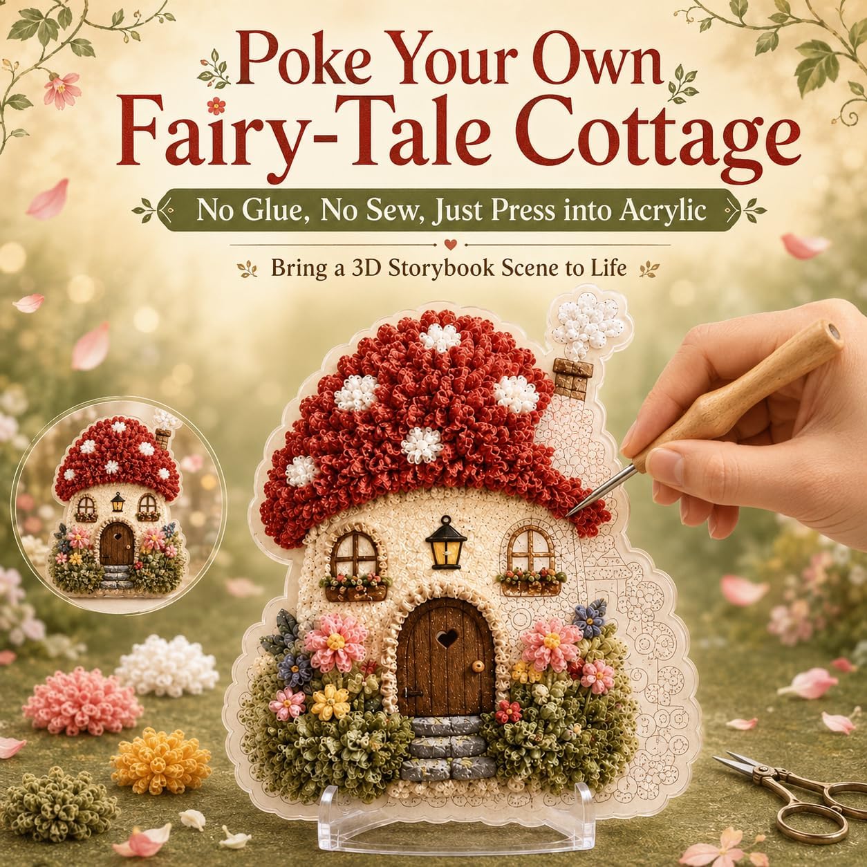 DIY 3Dファブリックポケアートキット　風変わりなパンプキ - Is Sewing Textile Art のレビューと価格
