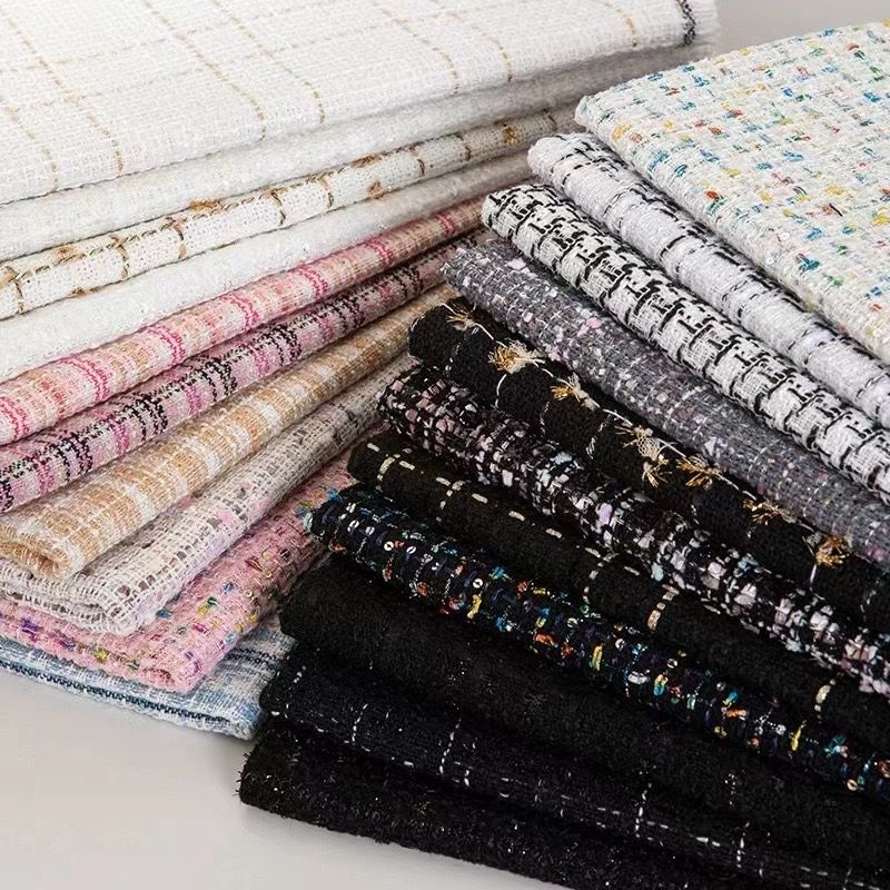 ツイード生地 メートルあたり コートバッグ スカート 花束包 - Sewing Tweed Fabric のレビューと価格