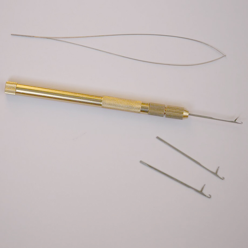 4 in 1 アルミ製フェザーヘアエクステンションキット 引 - Needle Threader Tool のレビューと価格
