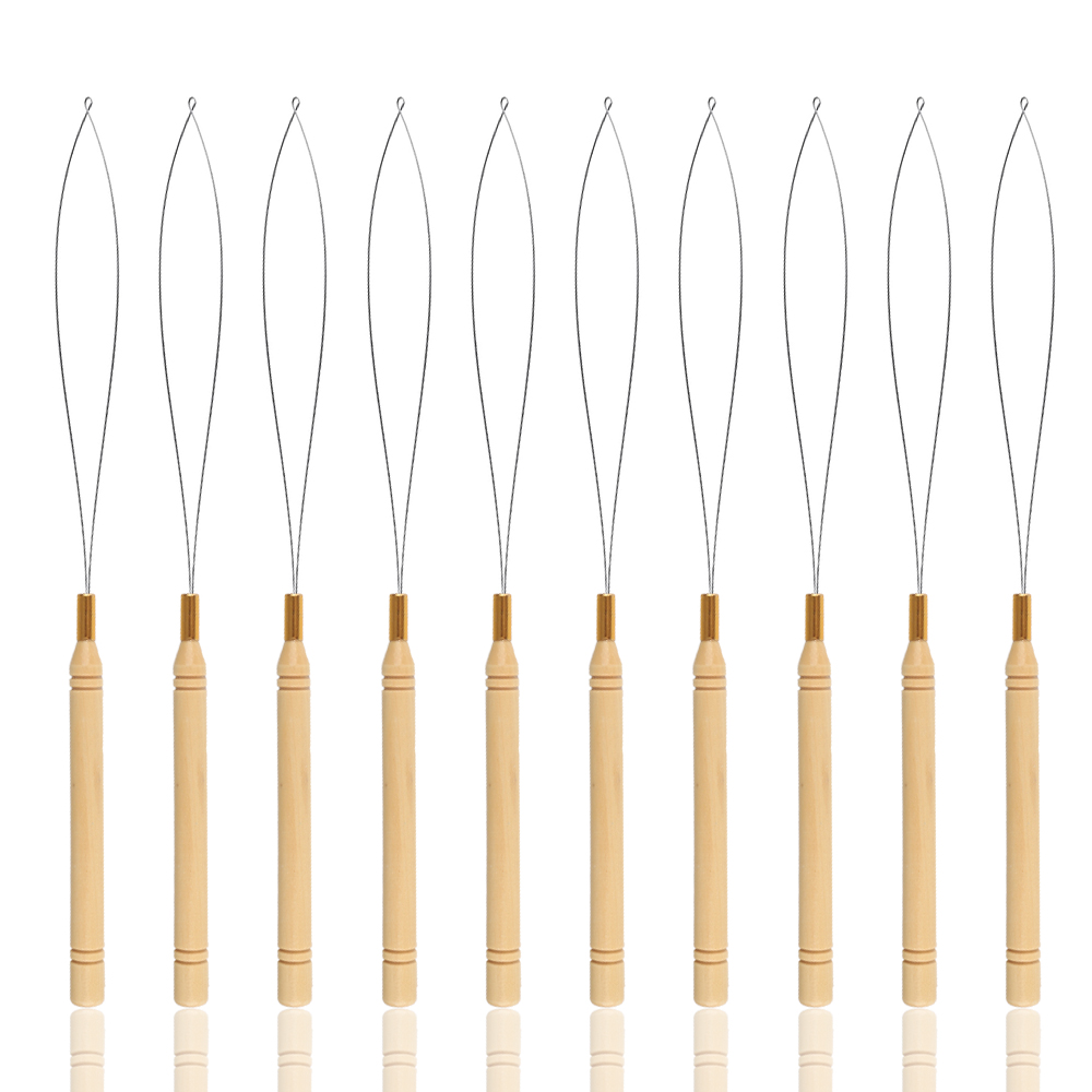 ヘアエクステンション用のマイクロリングループツール,ブレード - Needle Threader Tool のレビューと価格