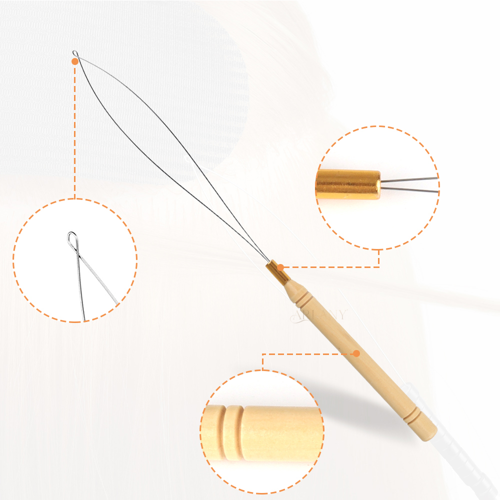 ヘアエクステンション用のマイクロリングループツール,ブレード - Needle Threader Tool のレビューと価格