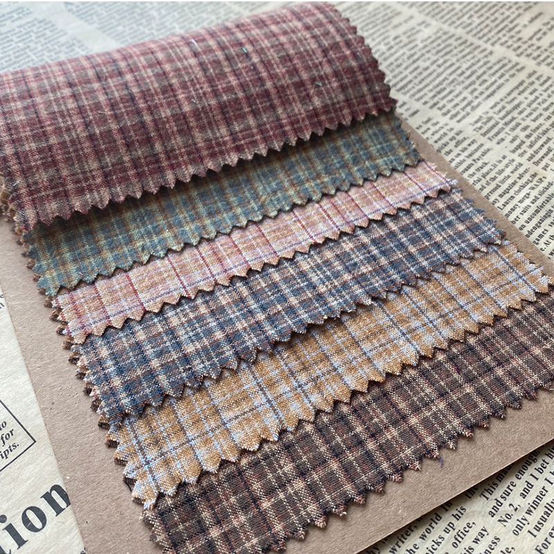 コットンチェック生地 100x145cm ヴィンテージタータ - Vintage Sewing Textile のレビューと価格
