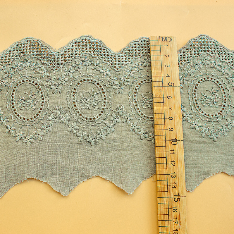 2 ヤードカラフルな綿刺繍レースネットリボン生地トリム DI - Sewing Net のレビューと価格