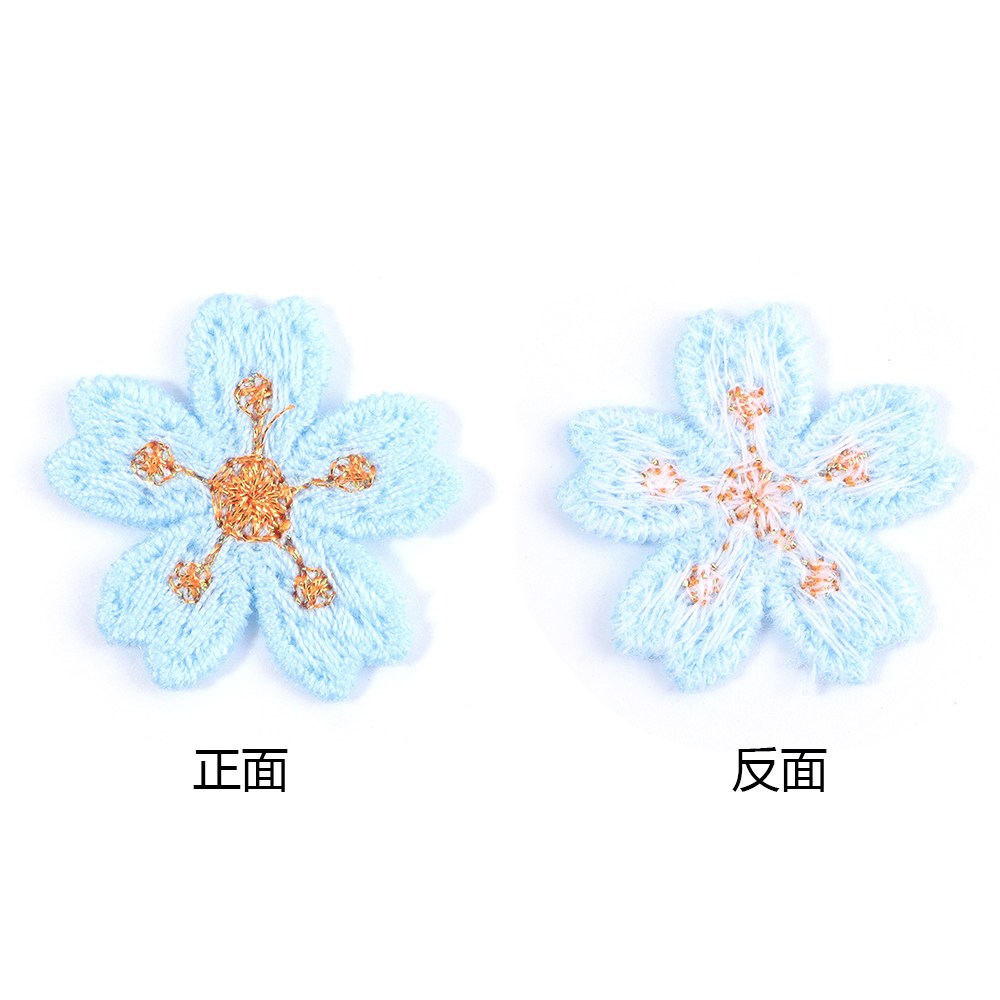 20 ピース/ロットカラフルな 2.4 センチメートル刺繍花 - Sewing Tas のレビューと価格
