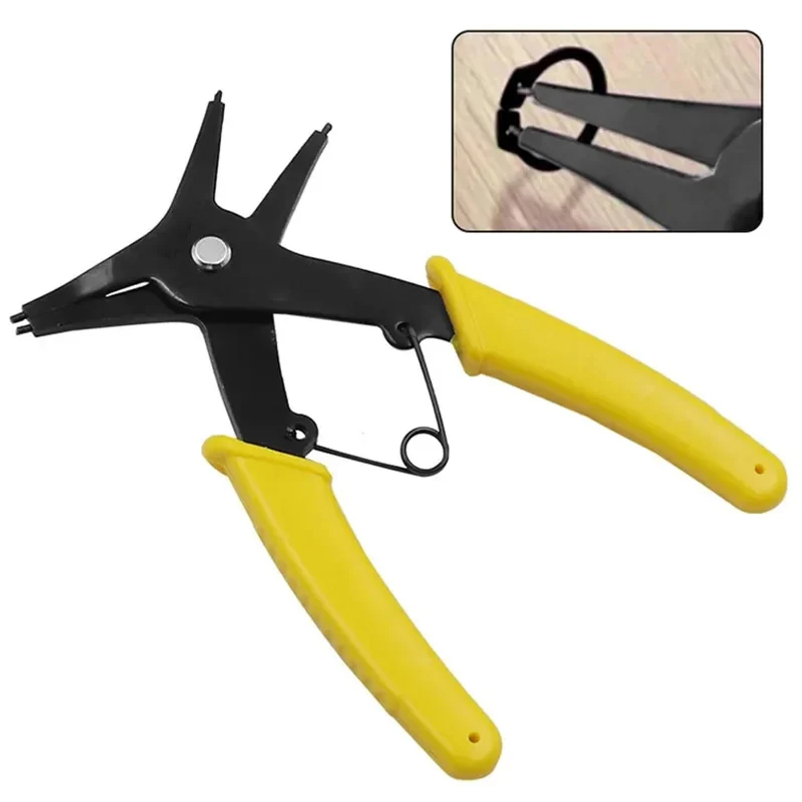 内部および外部のスプリング式プライヤー 両用スナップリング  - Snap Button Plier のレビューと価格